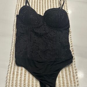 Black Lace Bodysuit